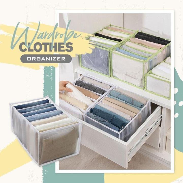 WARDROBE CLOTHES ORGANIZER | High Quality Big Size