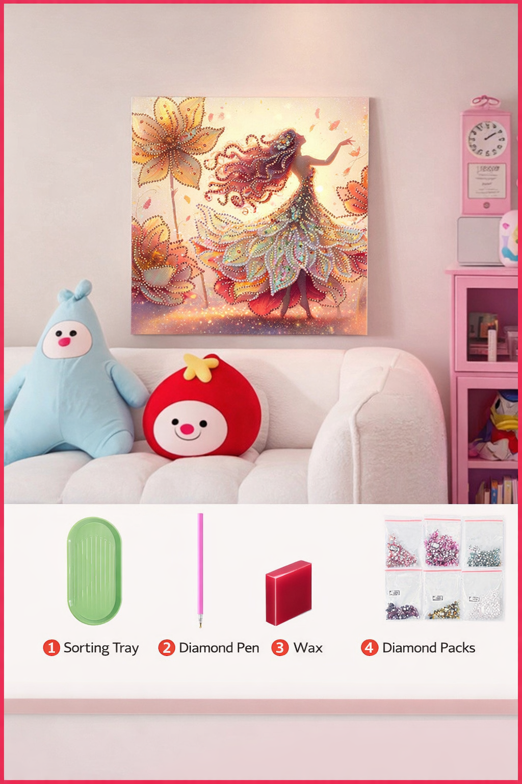 Diamond Painting Art Kit for Kids - Creative DIY Painting & Craft Set