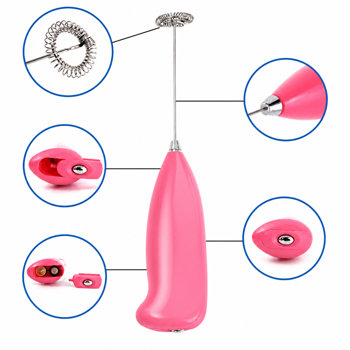 Multifunctional Electric Coffee Beater & Milk Frother |Handheld Foam Maker