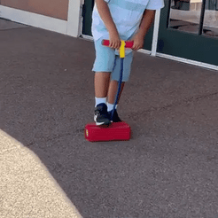 Imported Kids Pogo Jumping Toy with (Colorfull Lights)