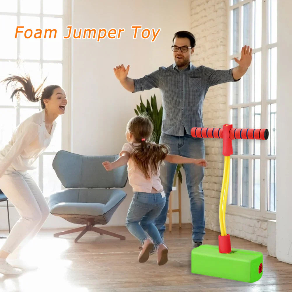 Imported Kids Pogo Jumping Toy with (Colorfull Lights)