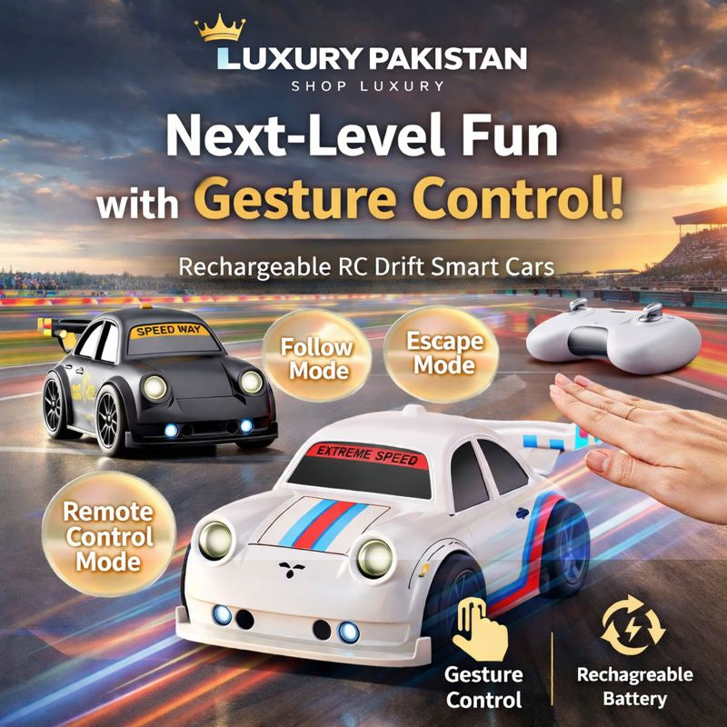 Rechargeable RC Drift Smart Car with Motion Sensor – Hand Gesture Control Toy